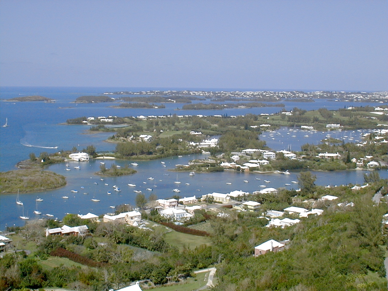 Bermuda vista from Gibbs Hill Lighthouse